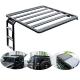 Customized Aluminum Alloy Roof Rack Luggage Bracket Gear Platform for Jeep Wrangler JK