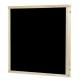 Large 3x4 Wooden Frame Board / Black Wood Framed Cork Board MDF Material