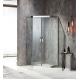 Stainless Steel Frame Curved Sliding Door Shower Room Enclosure OEM For Bathroom