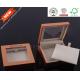 Promotional plastic custom jewelry box with clear window and velvet insert certificated by ISO