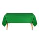 8 Pack 54 inch x 108 inch Premium Solid Color Plastic Tablecloth Disposable Rectangle Table Cover Waterproof