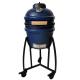 15 Inch Ceramic Charcoal Ceramic Pellet Smoker With Casters