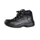 Genuine Leather Waterproof Safety Shoes Mid Cut Steel Toe Steel Plate Industrial Anti Slip Protective