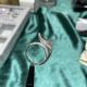Certified Lab Diamond Jewelry Pink Pear Diamond Custom-Made Fancy Diamond Ring