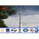 15m Polygonal Steel Electric Utility Pole For Electrical Distribution Line
