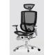 Polyester Ergonomic Mesh Office Chair With Lumbar Support Ergonomic Work Chair PA Castor