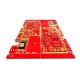 Custom FR-4 Red Solder Mask Double Sided Pcb Design 6 Layers Fabrication
