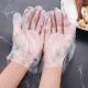 Clear Disposable Plastic Gloves Garden Restaurant Home Food Baking Tool