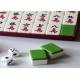 Blue / Green Back  Mahjong Tiles Mahjong Cheating Devices With IR Marks For Cheating