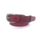 1 Inch Fashion Stringing Women Leather Belt With Zinc Alloy Pin Buckle