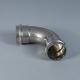 Nickel White Grooved Fittings Elbow , Forged SS Elbow 45 Degree