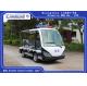 8 Person Black Seats Electric Tourist Car Max Speed 28km/H For Public Area Transportation With Top Light