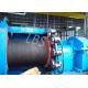 10 Ton Single Drum Hydraulic Crane Winch Steel Customized