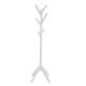 White Durable Wooden Coat Hanger Stand With Tree Branches Design W45*D45*H172CM
