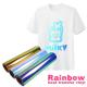 Custom Rainbow Heat Transfer Vinyl iridescent chameleon htv T-shirt iron on