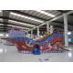 Large  Kids Outdoor Inflatable Pirate Ship Fire Resistance PVC digital painting inflatable pirate boat jump house