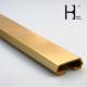 Luxurious Home Building decoration Material brass extrusions Copper Alloy Profiles 5~180mm Bright Golden Color OEM ODM