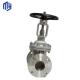 Flange Type Resilient Seated Handwheel Rising Stem Sluice Gate Valve for Industrial