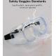 Safety Goggles Anti-Fog & Crystal Clear Lens Protective Lab Goggles, Eye Protection Goggles