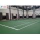 ITF Indoor Tennis Court Flooring , Green Tennis Court Synthetic Flooring