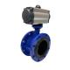 Gas Media Butterfly Valves D641X-16Q with Pneumatic Actuator and Centerline Design
