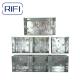 Durable GI Conduit Fittings  Gi Switch Box 72mm *72 Mm*47 Mm Versatile For Indoor And Outdoor