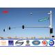 Professional Traffic Light Pole , Automatic LED Traffic Signs Road Lighting Pole