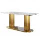 2.6x1.2m Contemporary Luxury Dining Table Nordic Esstisch Marmor