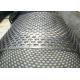 Carbon Steel Perforated Metal Mesh Round Hole Punched Weave Style