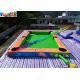 Double Stitch Inflatable Games Rentals Snooker Field With Full Printing