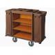 Hotel Trolley Room Service Equipments Multi Styles Optional 6 Inch PVC / PPR Wheels