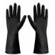 OEM Chemical Proof Black Latex Long Gloves Antistatic Fireproof