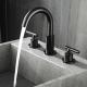 8In Widespread Bathroom Sink Faucet Matte Black Centerset Faucet