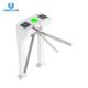 304 Stainless Steel Tripod Turnstile Gate With Card Reader Anti Shock