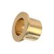 Precision Flanged Groove Cast Bronze Bushings Spiral Inside Groove Bearings