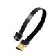 FPV Mini Male To Male FPC Flat Cable For Aerial Photography 90 Degree Down Angled