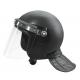 Police compact resistant and anti  riot helmet for safty protection with 2-3 flat  visor