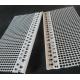 White color PVC corner bead with high quality fiberglass net used for wall corner