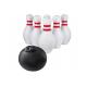 Giant Inflatable Kids Toys Bowling Set Dust Proof With Water Reservoir Pin Base