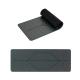 Natural Rubber Yoga Mat, Exercise Mats, Non toxic Rubber for Gym Excercise Mat with Body alignment lines.