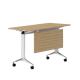 55 Inch Training Room Table Stackable Movable Training Table 25mm Thickness