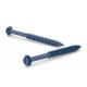 Industrial Hex Washer Head Ceramic Concrete Screw Fasteners With Notched Dacromet Coating
