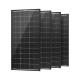 400 Watt Panel Solar Bifacial Monocrystalline Solar Cells With Black Frame