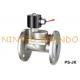 1/2'' 3/4'' 1'' Flanged Steam Stainless Steel Solenoid Valve Normally Closed