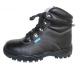 Cushioned Insole Safety Boots ESD Cleanroom Shoes Steel Cap Heat Resistant Black Color