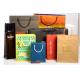 Recyclable Customized Paper Bags Full Color Printing Kraft With Handles