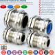 IP68 Watertight Metallic Dome Head Cable Glands Waterproof Connectors with PG &