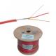 Shielded Bare Copper Solid FPL FPLR PVC Jacket Fire Alarm Cable 2x0.8mm2 for Industrial