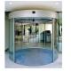 AC220/50Hz Automatic Revolving Door with Hair Lines Stainless Steel