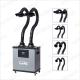 Digital Display Grey Soldering And Mobile Welding Fume Extractor With Three Layers Filter